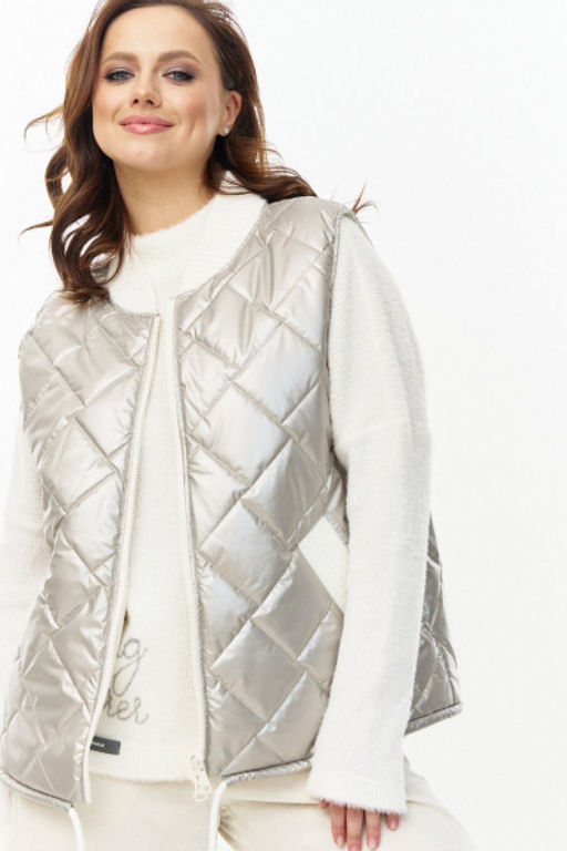 Жилет AVE RARA 1072/1 песочный-металлик