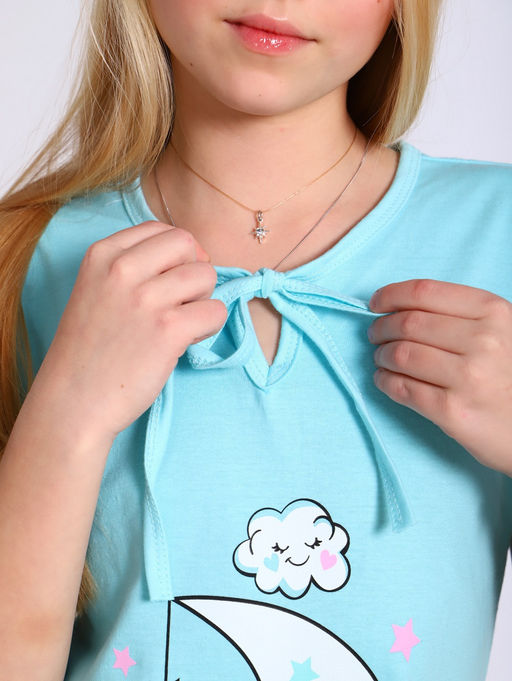 Сорочка Зефирка бирюзовый, СР-04-7 - От егорки до егора фото 10