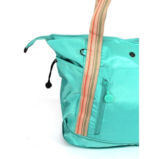 Сумка женская текстиль BoBo-1709, 1 отдел, зеленый 261683  фото 5