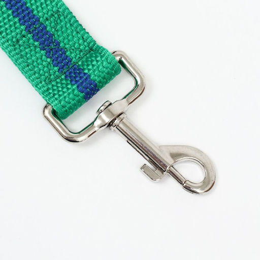 Поводок 2 м х 3 см, зелёно-синий - Пижон фото 2