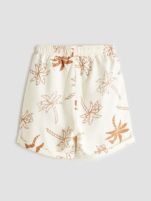 Beli Lastikli Bask?l? Erkek ?ocuk ?ort