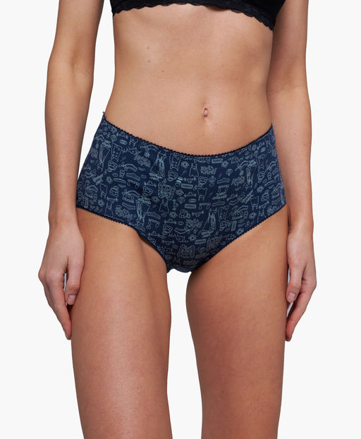 Трусы женские шорты Cherry Girl 6803-78 хлопок, эластан размеры L, XL, 2XL, 3XL  фото 11