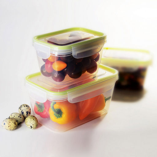 Контейнер из полипропилена Fresh Loсk 1л, 18х11,5х6,5см, герметичный, силиконовый уплотнитель, ручки-клипсы, прозрачный, подходит для СВЧ (Россия) - Домашняя мода фото 3