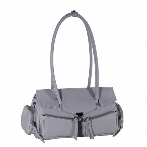 Сумка 3350-1PQ l.gray Polina&Eiterou