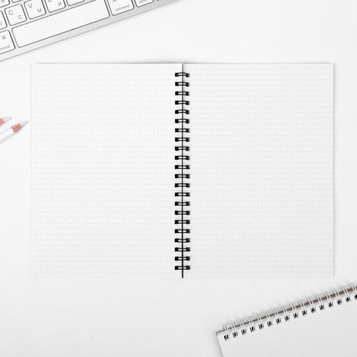 Ежедневник А5, 60 листов, недатированный, с тиснением «Верь в чудеса»