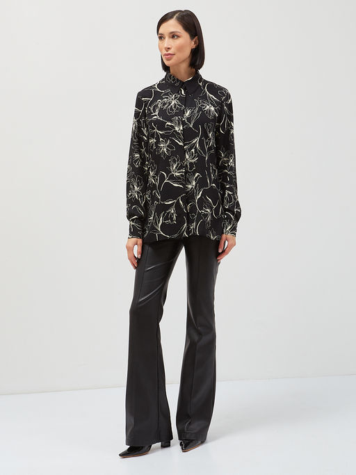 Блузка черная - Tantino фото 4