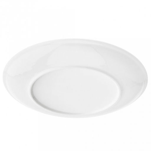 Русь Тарелка мелкая фарфоровая д259мм h27мм, белый, рельефный декор (Китай) - Домашняя мода фото 4