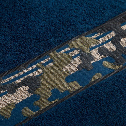 Полотенце махровое Love Life Милитари 30?60 см, цв. синий, 100% хлопок, 360 г/м?