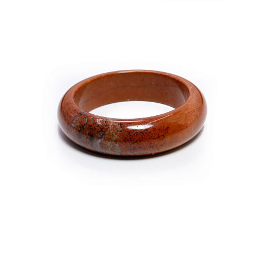 Кольцо из камня Красная яшма символ достатка и благополучия размер 18