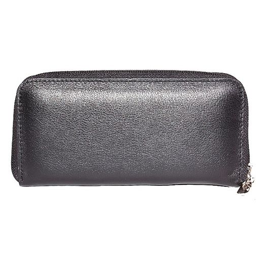 Портмоне женское Premier-S-4 н/к, 3 отд, 9 карм, ручка-петля, черный матовый (6) 178253  фото 2