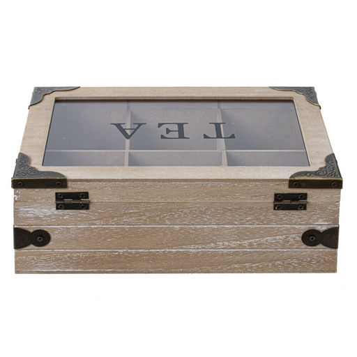 Шкатулка для чайных пакетиков, L24 W16,5 H8,5 см - Remeco фото 3