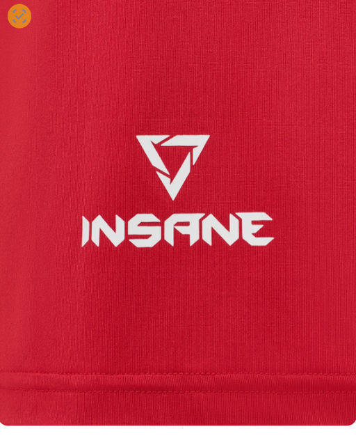 Юбка-шорты боксерские женские INSANE RBF IN25-BF900-K, красный фото 6