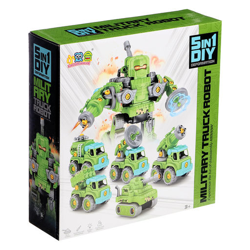 Конструктор винтовой Робот военный, 5 в 1 - Simaland фото 22