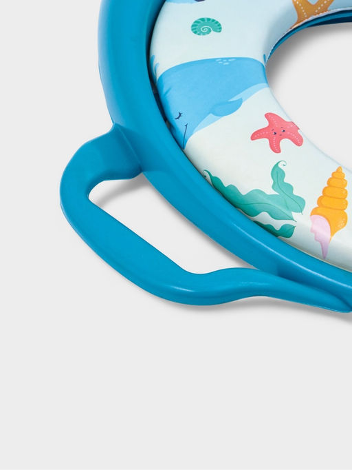 Сиденье для унитаза детское с ручками "Морской мир"