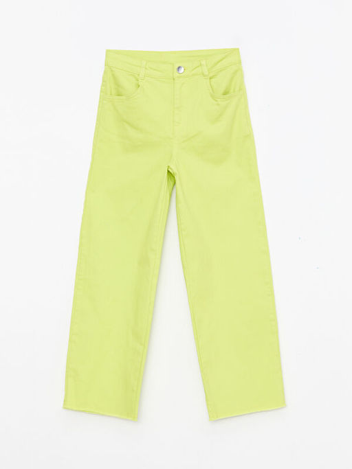 Basic Geni? Pa?a Gabardin K?z ?ocuk Pantolon