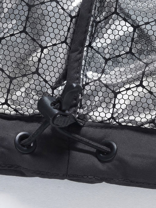 Куртка мужская удлинённая стёганая с капюшоном и графеновой подкладкой утеплитель тинсулейт