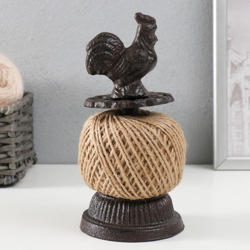 Фигурка - катушка для ниток чугун Петушок, 10?10?20 см