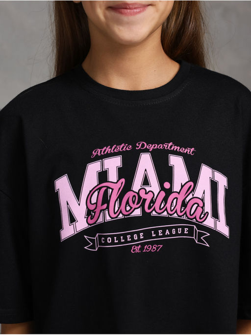 Футболка "Флорида" черный Девочка