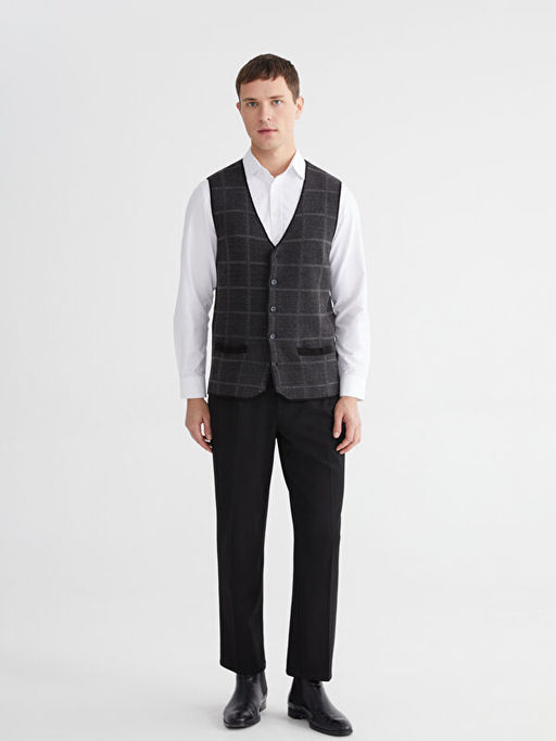 Standart Kal?p Erkek Klasik Yelek