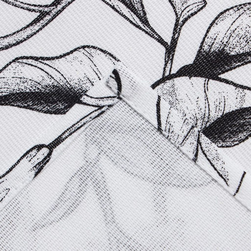 Фартук Доляна Plant leaves 60×70 см, цвет лент - микс, 100% хл, рогожка 164 г/м²