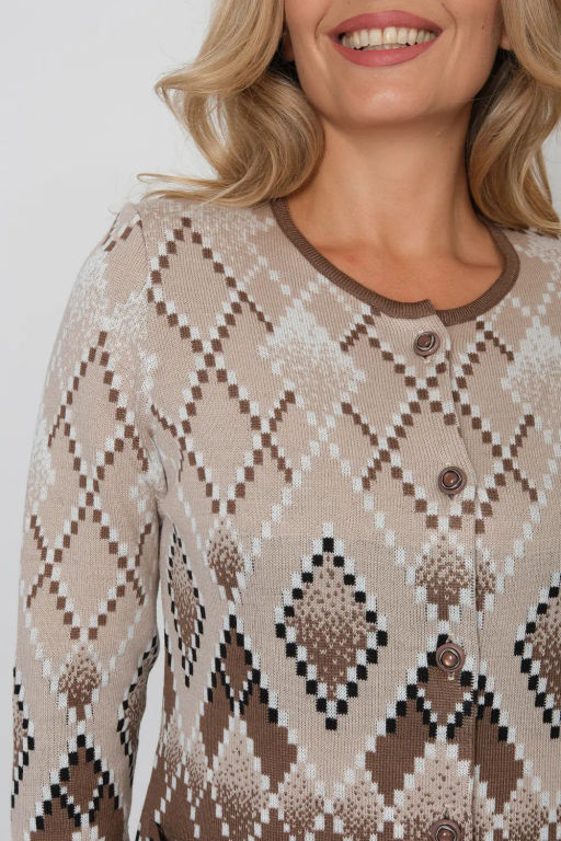 ЗЛАТА Жакет М 2900/коричневый