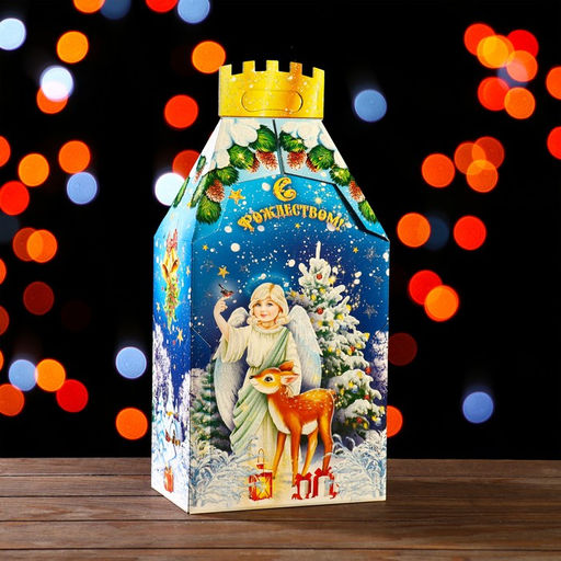 Цена за 5 шт. Подарочная коробка Рождественский, 19 х 12 х 35,5 см - Simaland фото 2