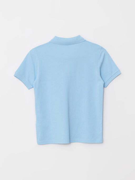 Polo Yaka Basic K?sa Kollu Pamuklu Erkek ?ocuk Ti??rt - Waikiki фото 2