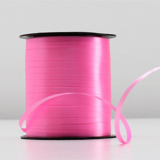 Лента упаковочная простая, розовая, 0,5 см х 225 м - Simaland фото 2