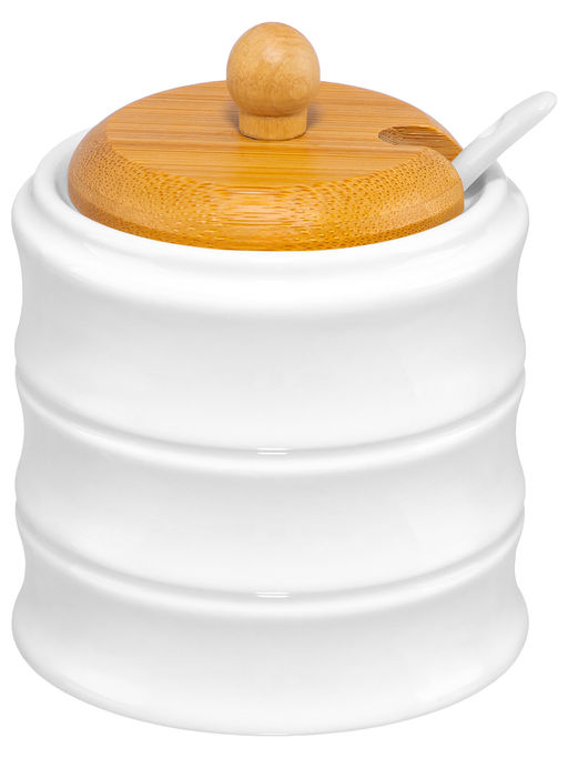 Сахарница 600 мл 10,5*10,5*12 см "Бамбук", фарфор