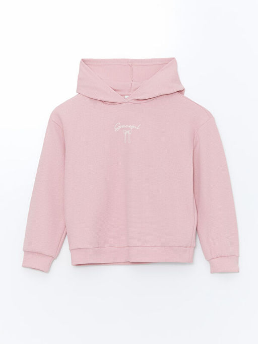 Kap??onlu K?z ?ocuk Sweatshirt ve Tayt - Waikiki фото 2