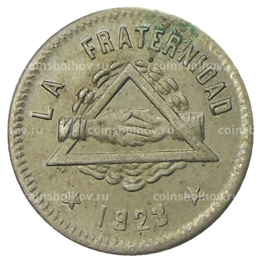 Монета 25 сентимо 1923 года Испания Барселона