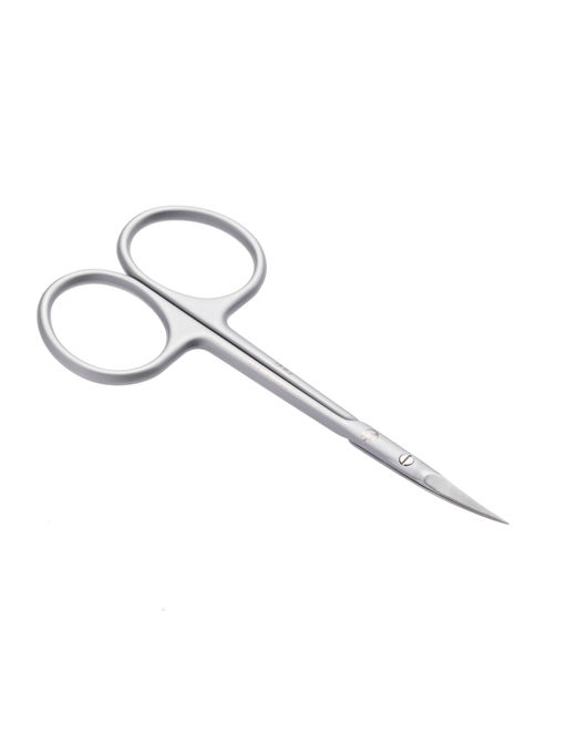 Frau Finger Ножницы маникюрные для кутикулы изогнутые / Premium PS 27, матовые, ручная заточка, 10 см