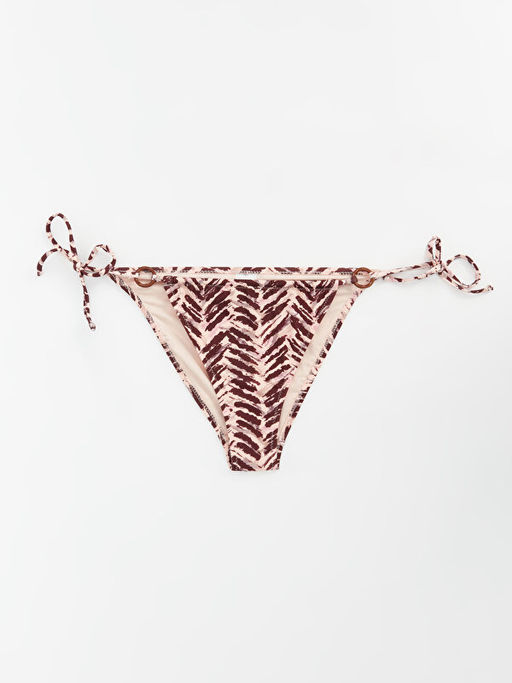 UV Korumal? Desenli Kad?n Brazilian Bikini Alt