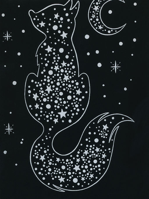 Hobbius GHPS-04 Набор для творчества Гравюра-блокнот 10 x 14 см Космические животные  фото 7