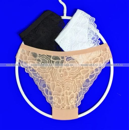Цена за 5 шт. Трусы женские Турция кружевная попа арт. 84010 (83010) M (42-44) АССОРТИ - For you фото 8
