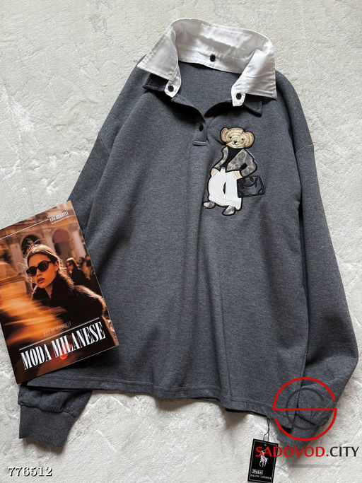 Кофта со съемным воротничком - Bruno фото 6