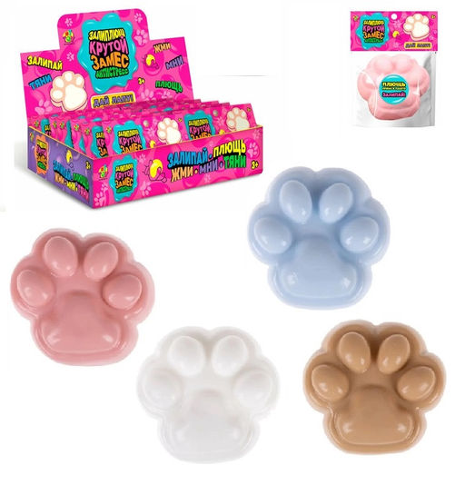 Крутой замес. Залиплющ "Дай лапу" 8*6,5см*3,5см, пакет с хедером, 12 шт. в дб. арт.Т25992