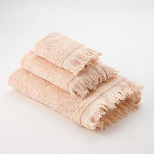 Полотенце махровое LoveLife Fringe 30х60 бежевый, 100% хлопок, 360 г/м2  фото 3