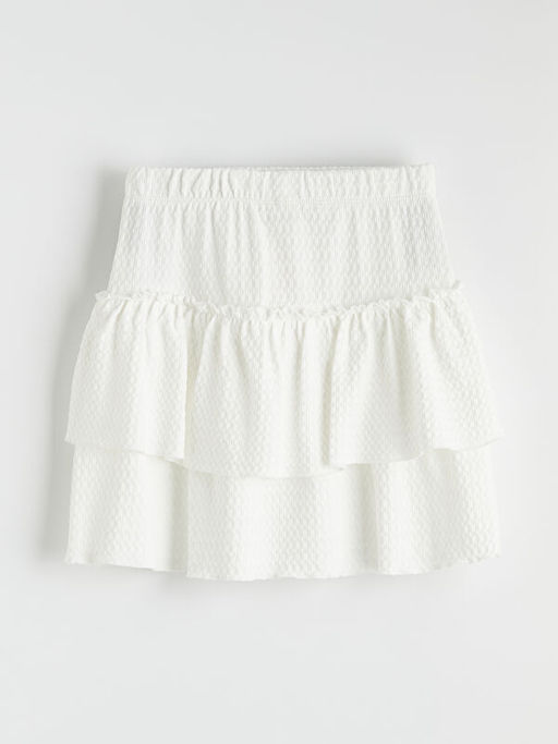 Beli Lastikli Katkat K?z ?ocuk Etek