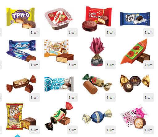 Сладкий мир 2500 г. картон  фото 4