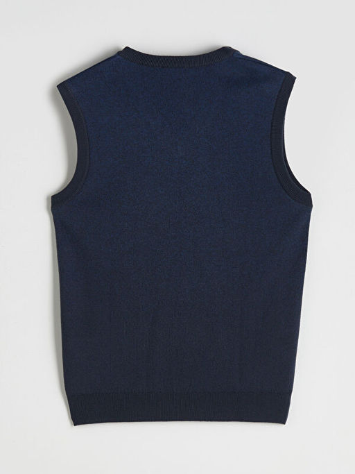 Standart Kal?p V Yaka Erkek Triko S?veter