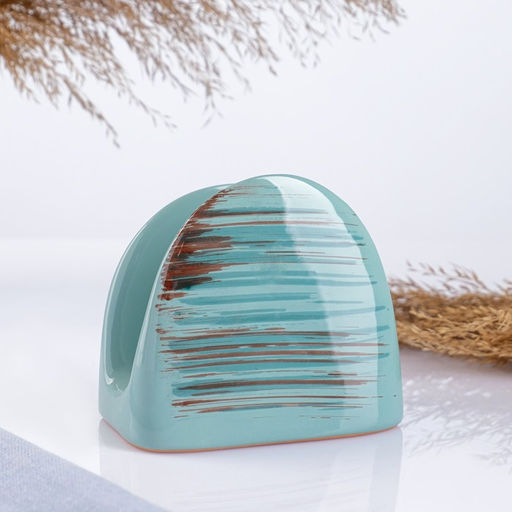 Набор для специй Борисовская керамика «Скандинавия», 5 предметов, бирюзовый