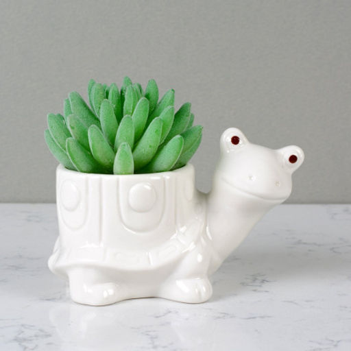 Кашпо Черепаха 14х8х8 см / XN017 /уп 72/ - Галеонтрейд фото 3