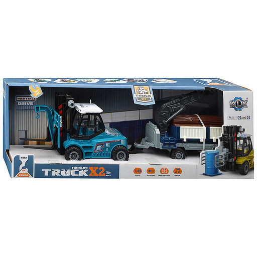 Машина "Вилочный погрузчик" (свет, звук) в коробке