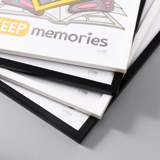 Набор фоторамок для фото 30×40 см Keep memories «Формат», 4 шт. чёрный, белый, (стекло)