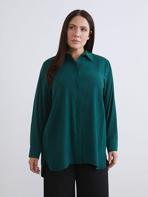 Modal Kar???ml? Kad?n G?mlek Tunik