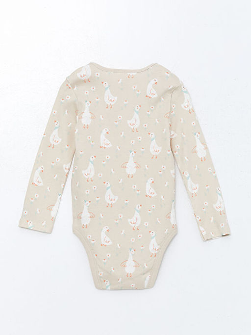 Bask?l? K?z Bebek ??t??tl? Body 2li - Waikiki фото 3