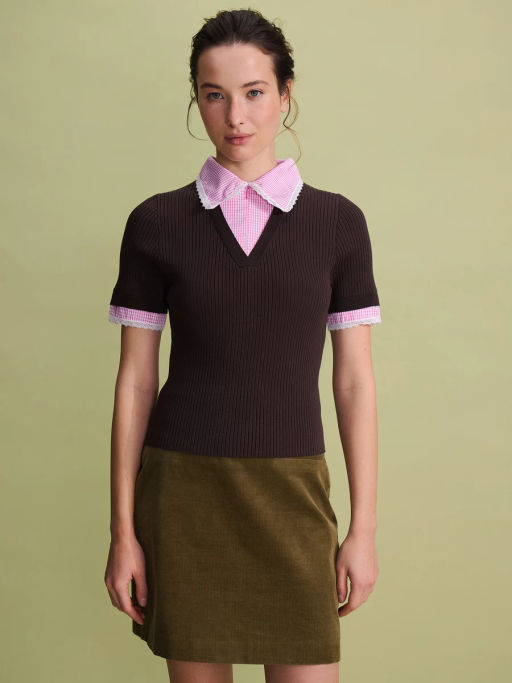 Двухслойный джемпер из вискозы / Zarina