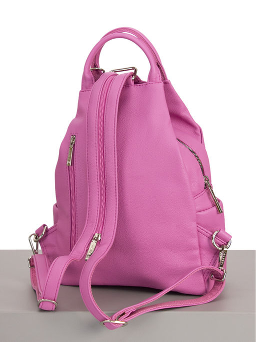 LACCOMA рюкзак Адель-ЛЦ802-светлая фуксия эко кожа хлопок  фото 2