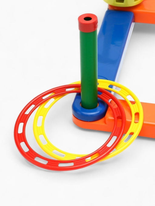 Кольцеброс-Шароброс, 2 шара, 2 кольца, 16.5×35 см, МИКС